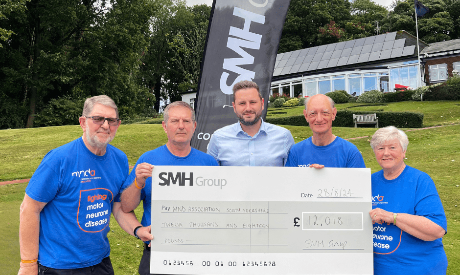 SMH Group raises over £12000 for MNDA in annual charity golf day